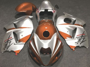 Venta Carenados Moto Suzuki GSXR 1300 1996-2007 - Naranja Brillante Plata