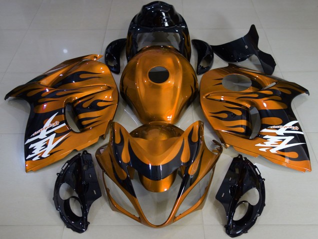 Venta Carenados Moto Suzuki GSXR 1300 2008-2020 - Naranja Brillante Negro