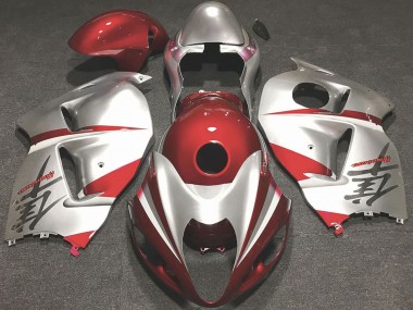 Venta Carenados Moto Suzuki GSXR 1300 1996-2007 - Rojo Brillante Plata