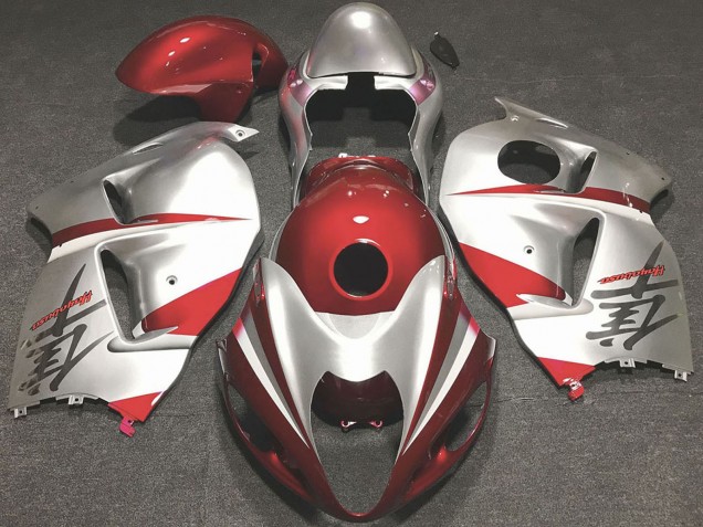 Venta Carenados Moto Suzuki GSXR 1300 1996-2007 - Rojo Brillante Plata