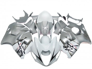 Venta Carenados Moto Suzuki GSXR 1300 1996-2007 - Plata Blanco OEM Estilo