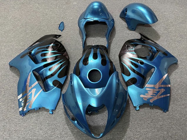 Venta Carenados Moto Suzuki GSXR 1300 1996-2007 - Azul Cielo Negro