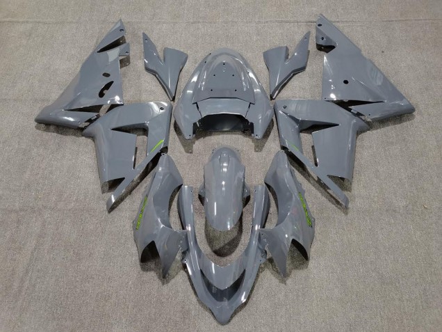 Venta Carenados Moto Kawasaki ZX10R 2004-2005 - Gris Brillante Verde