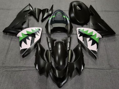 Venta Carenados Moto Kawasaki ZX10R 2004-2005 - Negro Mate Verde