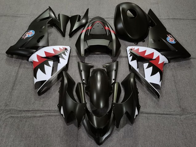 Venta Carenados Moto Kawasaki ZX10R 2004-2005 - Negro Mate Betty Bomber