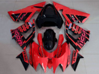 Venta Carenados Moto Kawasaki ZX10R 2004-2005 - Rojo Negro Logo