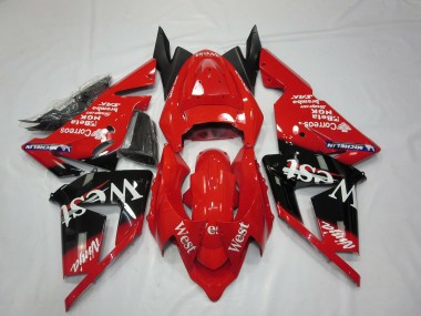 Venta Carenados Moto Kawasaki ZX10R 2004-2005 - Rojo West
