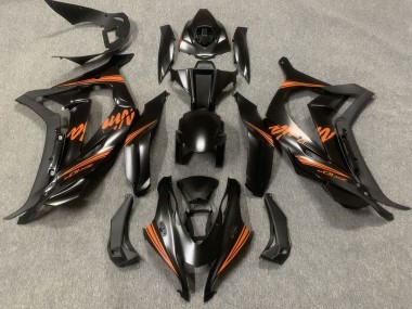 Venta Carenados Moto Kawasaki ZX10R 2016-2020 - Negro Mate Naranja Ninja