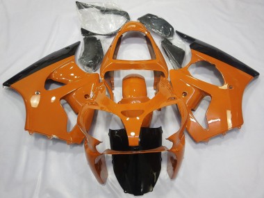 Venta Carenados Moto Kawasaki ZX6R 2000-2002 - Naranja Negro Brillante