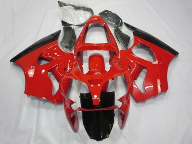 Venta Carenados Moto Kawasaki ZX6R 2000-2002 - Rojo Negro Brillante