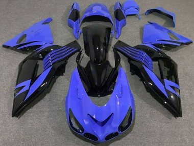Venta Carenados Moto Kawasaki ZX14R 2006-2011 - Azul Negro Brillante