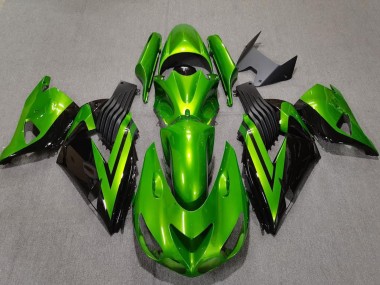 Venta Carenados Moto Kawasaki ZX14R 2006-2011 - Verde Negro Brillante