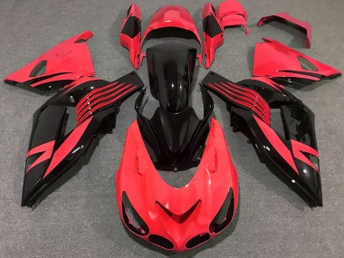 Venta Carenado Moto Kawasaki ZX14R 2006-2011 - Rojo Negro Brillante
