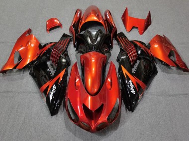 Venta Carenados Moto Kawasaki ZX14R 2006-2011 - Rojo Negro Brillante