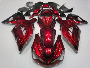 Venta Carenado Moto Kawasaki ZX14R 2012-2024 - Rojo Negro Brillante
