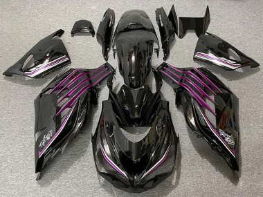 Venta Carenados Moto Kawasaki ZX14R 2012-2024 - Negro Brillante Púrpura