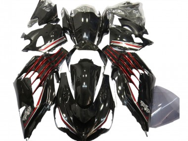 Venta Carenados Moto Kawasaki ZX14R 2012-2024 - Negro Brillante Rojo