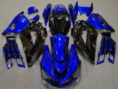 Venta Carenado Moto Kawasaki ZX14R 2012-2024 - Azul Negro Brillante