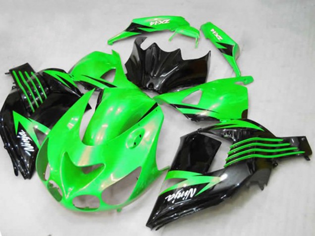 Venta Carenados Moto Kawasaki ZX14R 2012-2024 - Verde Negro Brillante Blanco Ninja