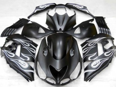 Venta Carenados Moto Kawasaki ZX14R 2006-2011 - Negro Mate Plata Llama