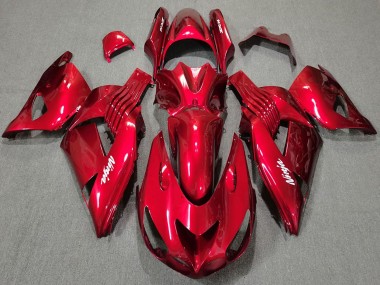 Venta Carenados Moto Kawasaki ZX14R 2006-2011 - Rojo Blanco Ninja