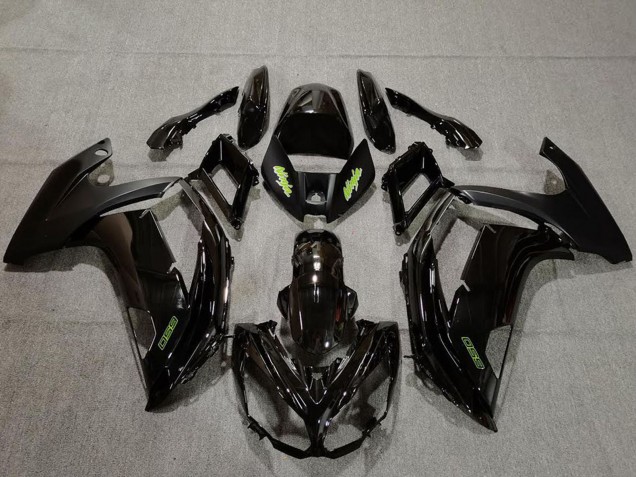 Venta Carenados Moto Kawasaki Ninja 650R 2009-2011 - Negro Brillante Verde