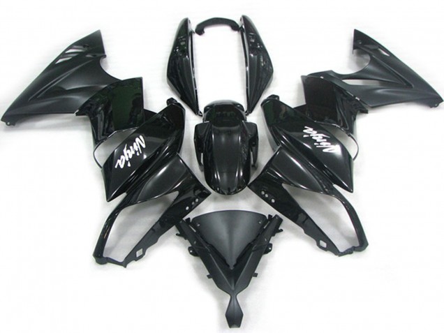 Venta Carenados Moto Kawasaki Ninja 650R 2009-2011 - Negro Brillante Negro Mate Blanco Calcomanía