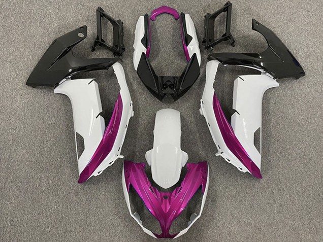 Venta Carenados Moto Kawasaki Ninja 650R 2009-2011 - Blanco Magenta Negro Mate