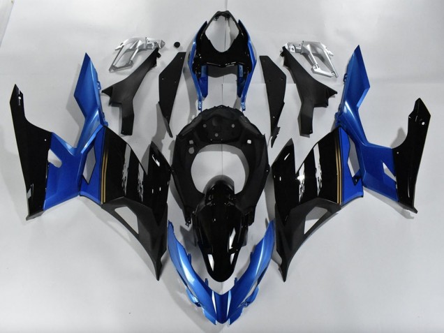 Venta Carenados Moto Kawasaki Ninja 400 2018-2024 - Azul Negro Brillante