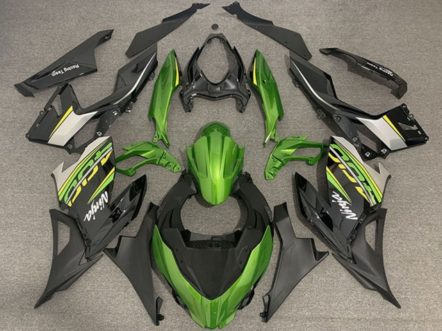Venta Carenados Moto Kawasaki Ninja 400 2018-2024 - Verde Negro Oro OEM Estilo