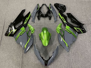 Venta Carenados Moto Kawasaki Ninja 400 2018-2024 - Verde Nardo Gris Negro Brillante