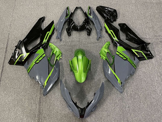Venta Carenados Moto Kawasaki Ninja 400 2018-2024 - Verde Nardo Gris Negro Brillante