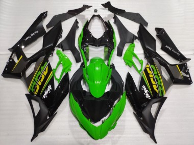 Venta Carenados Moto Kawasaki Ninja 400 2018-2024 - Verde Negro Brillante Negro Mate OEM Estilo