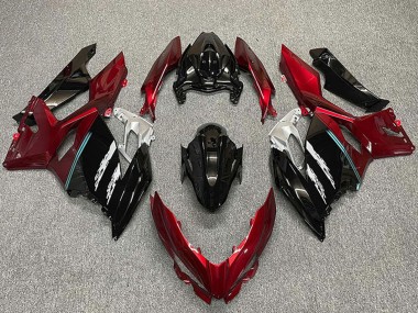Venta Carenados Moto Kawasaki Ninja 400 2018-2024 - Rojo Negro Brillante