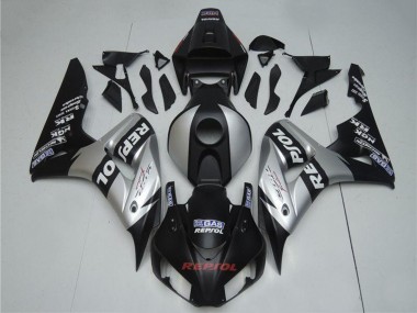 Venta Carenados Moto Honda CBR1000RR 2004-2005 - Plata Negro Brillante Repsol