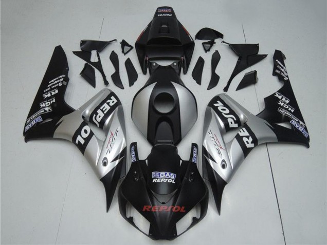 Venta Carenados Moto Honda CBR1000RR 2004-2005 - Plata Negro Brillante Repsol