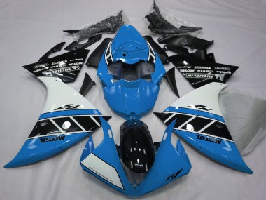 Venta Carenados Moto Yamaha R1 2012-2014 - Azul Blanco Negro Brillante