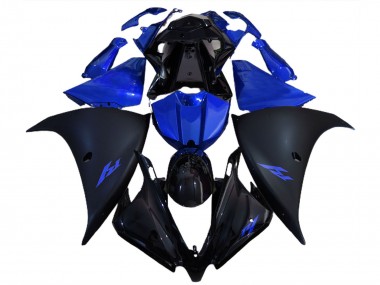 Venta Carenados Moto Yamaha R1 2012-2014 - Negro Brillante Negro Mate Azul