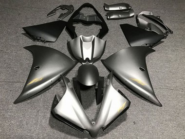 Venta Carenados Moto Yamaha R1 2012-2014 - Gris Mate Oro Calcomanías