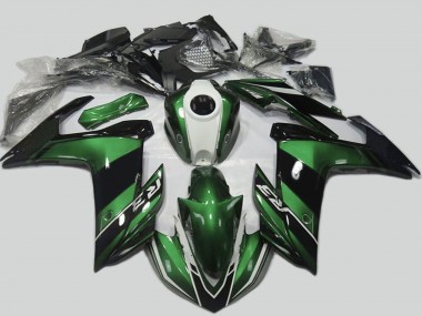 Venta Carenado Moto Yamaha R3 2015-2018 - Verde Blanco Negro Brillante