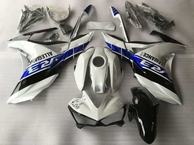 Venta Carenados Moto Yamaha R3 2015-2018 - Blanco Azul Negro