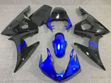 Venta Carenados Moto Yamaha R6 2003-2004 - Azul Negro Brillante