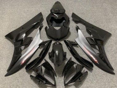 Venta Carenados Moto Yamaha R6 2006-2007 - Negro Brillante Plata