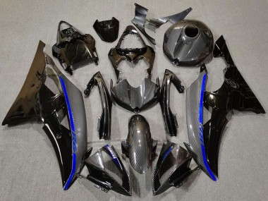 Venta Carenados Moto Yamaha R6 2008-2016 - Negro Brillante FibraCarbono Estilo Azul