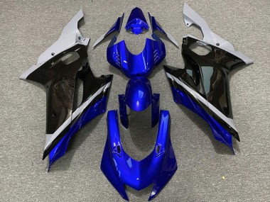 Venta Carenados Moto Yamaha R6 2017-2023 - Gris Azul Negro Brillante