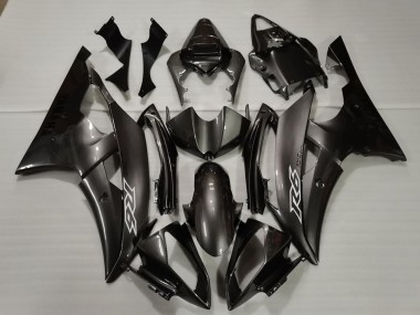 Venta Carenados Moto Yamaha R6 2008-2016 - Negro Brillante Blanco Calcomanías