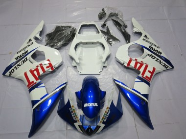 Venta Carenados Moto Yamaha R6 2003-2004 - Blanco Azul Rojo Fiat Motul Dunlop