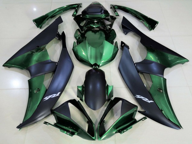 Venta Carenados Moto Yamaha R6 2008-2016 - Verde Negro Mate