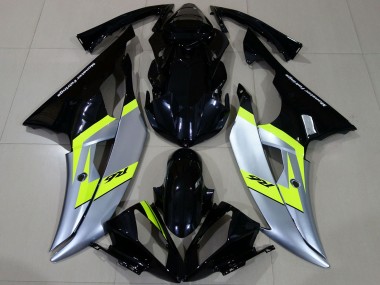 Venta Carenados Moto Yamaha R6 2008-2016 - Plata Neon Verde Negro Brillante