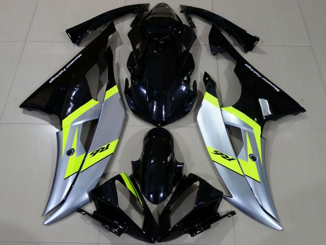 Venta Carenados Moto Yamaha R6 2008-2016 - Plata Neon Verde Negro Brillante